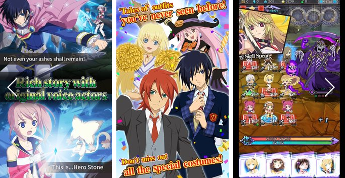 Gameplay screenshot from tales of link for Android