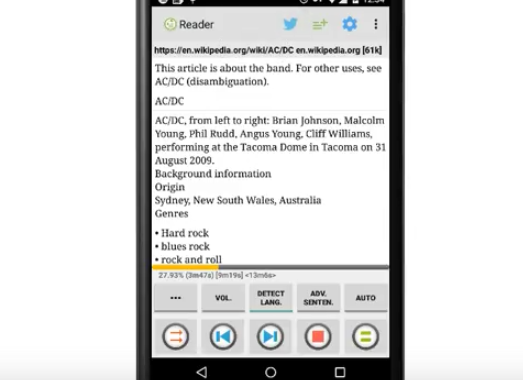 hablar texto leer en voz alta naranja MOD APK Android
