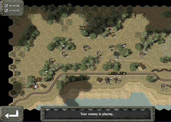Gameplay screenshot from tank battle pacific for Android