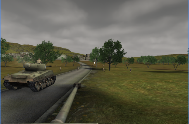 Gameplay screenshot from tank commander for Android