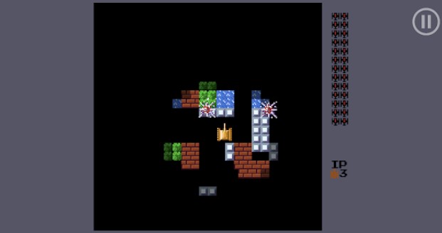 Gameplay screenshot from tank from battle city for Android
