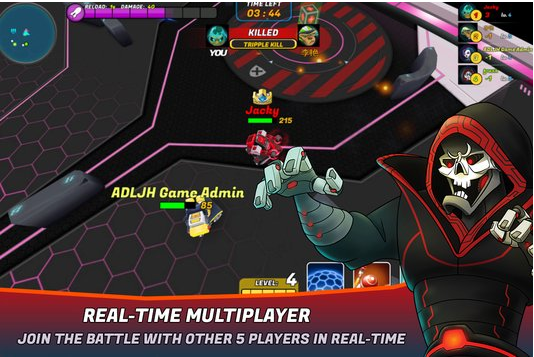 Gameplay screenshot from tank raid online multiplayer for Android