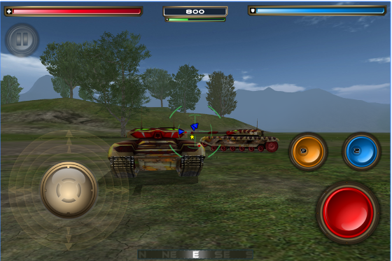 Gameplay screenshot from tank recon 2 for Android