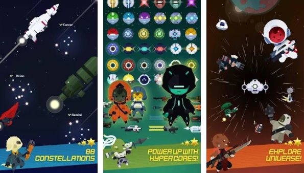 Gameplay screenshot from tap captain star for Android
