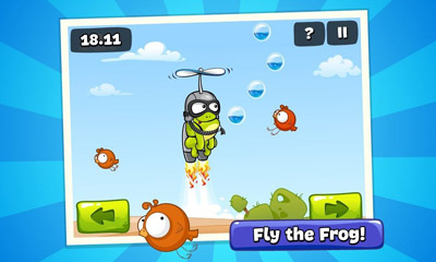 Gameplay screenshot from tap the frog for Android