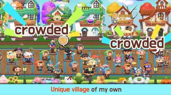 Gameplay screenshot from tap town soul event for Android