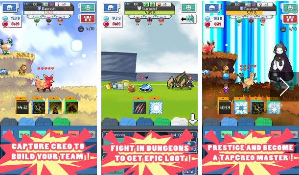 Gameplay screenshot from tapcreo for Android