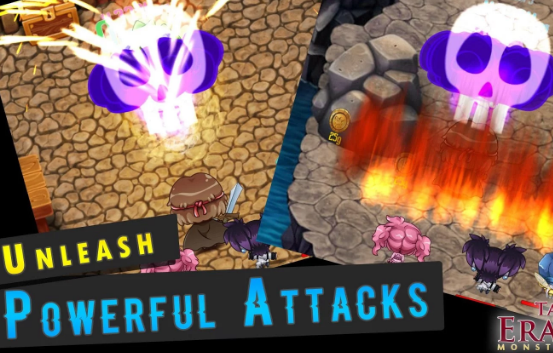 Gameplay screenshot from taps of eradine rpg monster clicker idler for Android