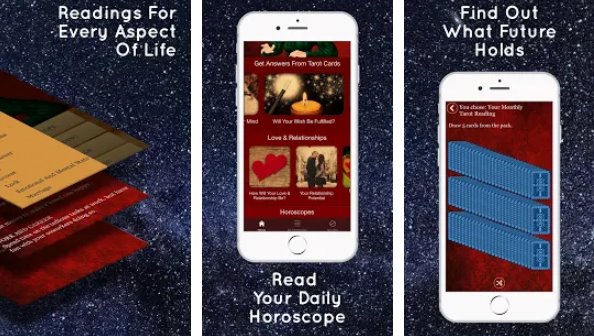 Gameplay screenshot from tarot card reading love and future daily horoscope for Android