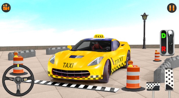 juegos de estacionamiento de taxis taxi drive MOD APK Android