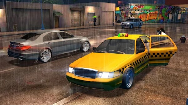 Gameplay screenshot from taxi sim 2020 for Android