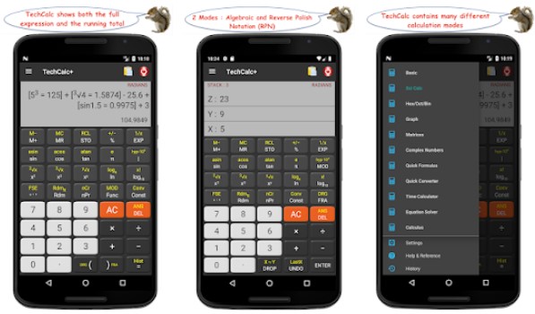 techcalc plus calcolatrice scientifica adfree MOD APK Android