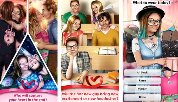 teen love story games for girls MOD APK Android