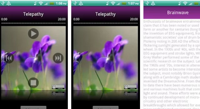 Gameplay screenshot from telepathy for Android
