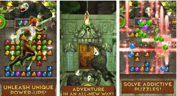 Gameplay screenshot from temple run treasure hunters for Android