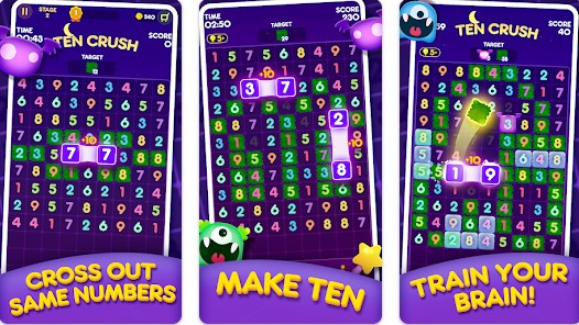 Gameplay screenshot from ten crush for Android