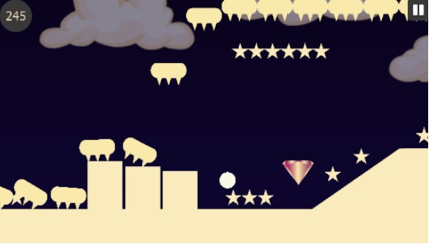 Gameplay screenshot from terrible jump pro for Android