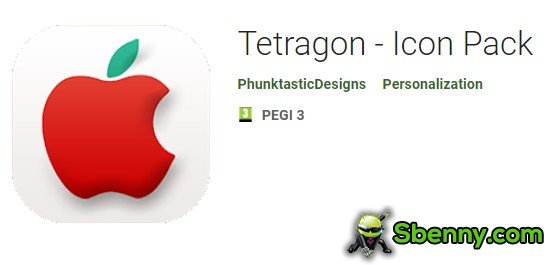 pack d'icônes de tétragone