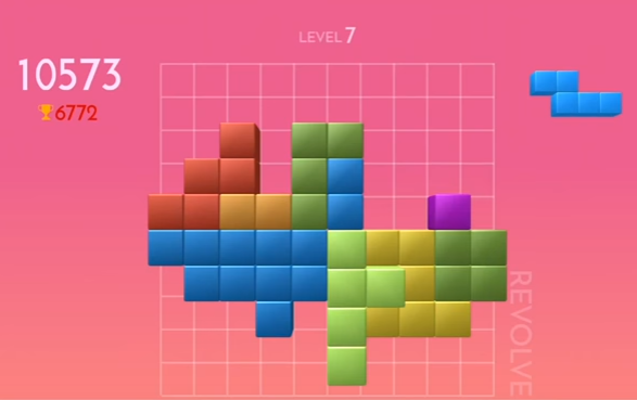 Gameplay screenshot from tetrocrate pro for Android
