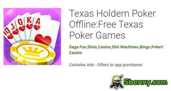 Texas Holdem poker offline logħob tal-poker Texas b'xejn