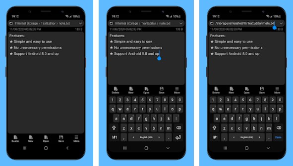 editur tat-test oħloq u editja fajls tat-test MOD APK Android