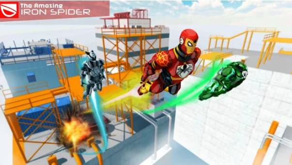 Gameplay screenshot from the amazing iron spider for Android