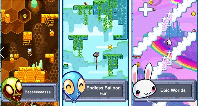 Gameplay screenshot from the balloons no spikes allowed for Android