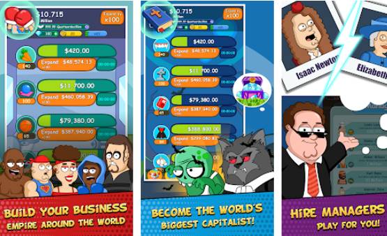 Gameplay screenshot from the big capitalist2 for Android