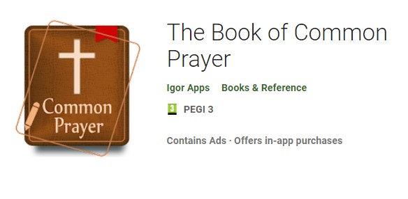 o livro de oração comum