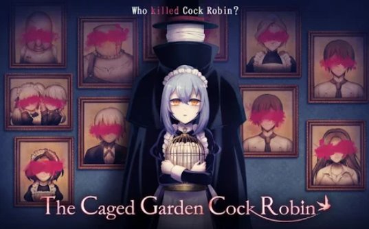 the caged garden cock robin