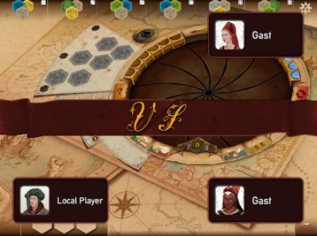 Gameplay screenshot from the castles of burgundy for Android
