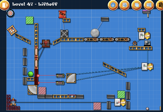 Gameplay screenshot from the chaotic workshop for Android