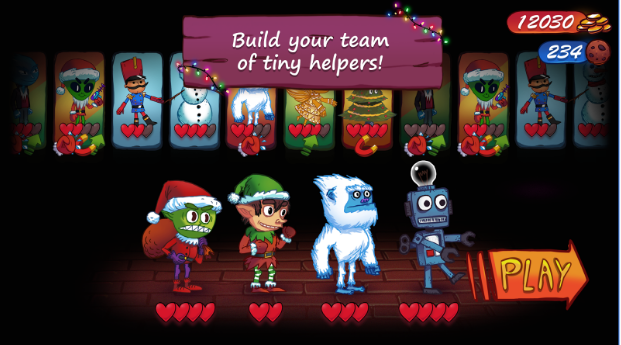 Gameplay screenshot from the christmas journey gold for Android