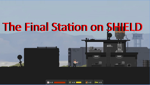 la stazione finale sulla scudo