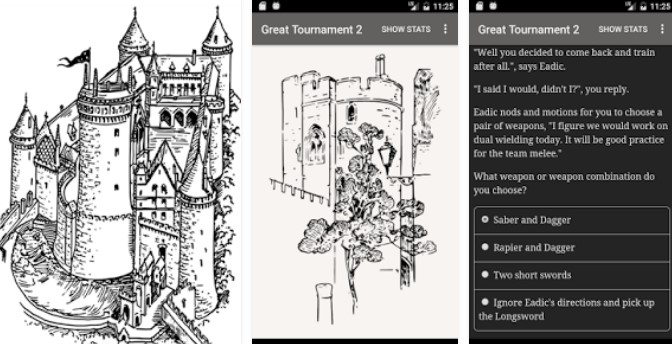 Gameplay screenshot from the great tournament2 for Android