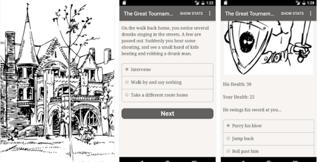 Gameplay screenshot from the great tournament for Android