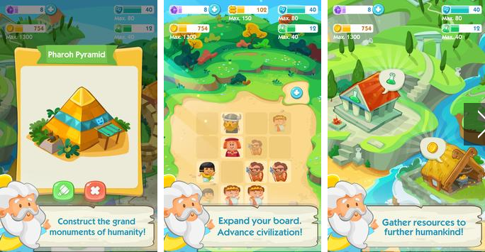 Gameplay screenshot from the human age for Android