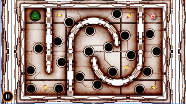 Gameplay screenshot from the labyrinth for Android