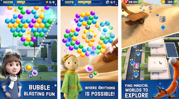 the little prince pop bubble game 