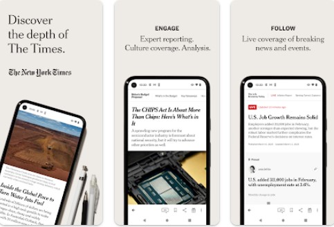 Gameplay screenshot from the new york times for Android