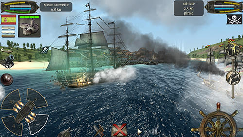 Gameplay screenshot from the pirate plague of the dead for Android