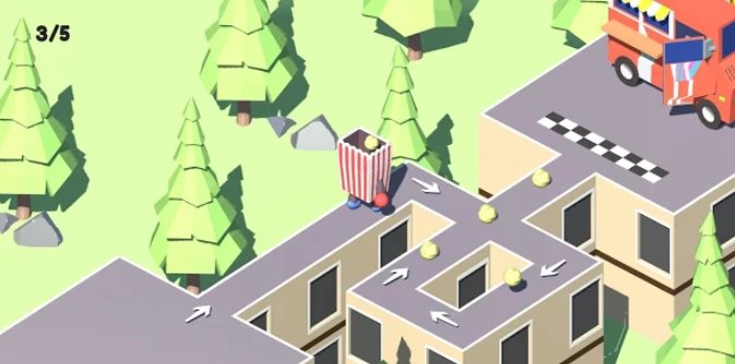 Gameplay screenshot from the popcorn for Android