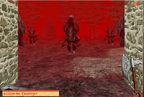 Gameplay screenshot from the quest hero of lukomorye for Android