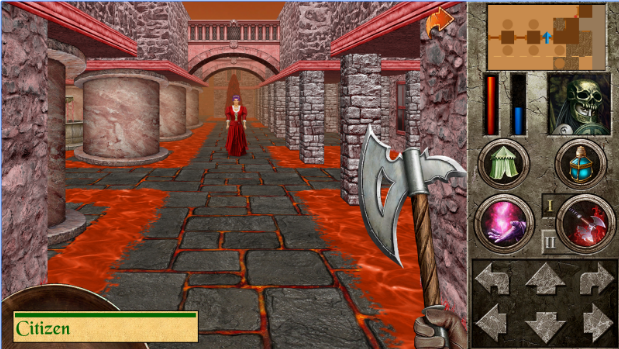 Gameplay screenshot from the quest isles of ice and fire for Android