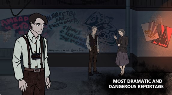Gameplay screenshot from the reporteur utopia for Android