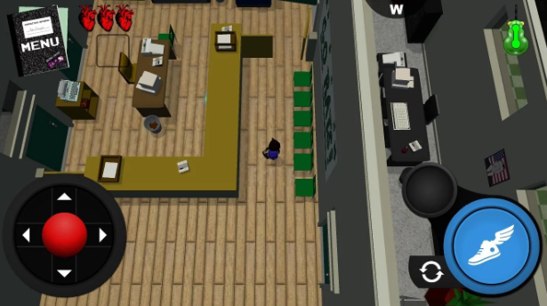 Gameplay screenshot from the suburbiad for Android