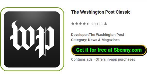 de Washington Post klassieker