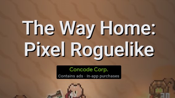 o caminho para casa pixel roguelike