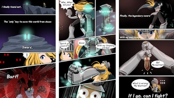 Gameplay screenshot from the weapon king vip making legendary swords for Android