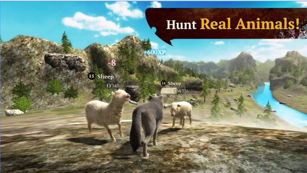 Gameplay screenshot from the wolf for Android